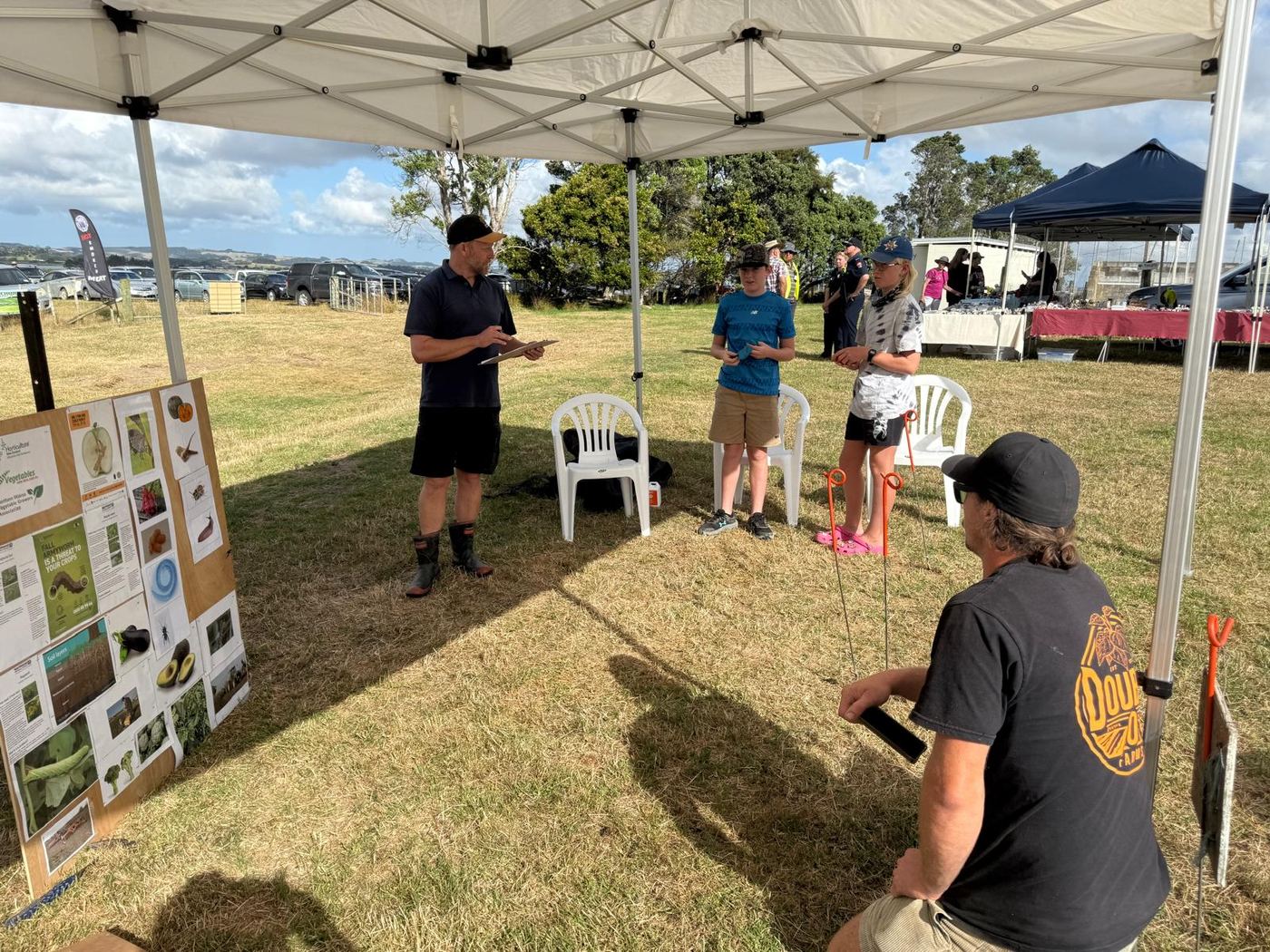 Teams taking part in the NWVGA Agrikids module at the Arapohue Show