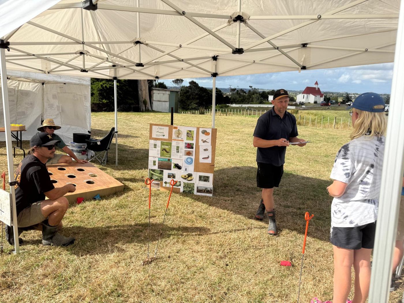 Teams taking part in the NWVGA Agrikids module at the Arapohue Show